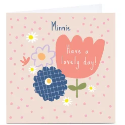 Card Factory Personalised Squirrel Bandit Birthday Card - Loveley Day