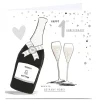 Clearance Personalised 1st Anniversary Card - Here's To Many More Premium Square|Anniversary