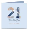 Hot Personalised 21st Birthday Card - It's Birthday Time Great Nephew BOY For Nephew|For Grandson