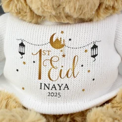 Card Factory Personalised 1st Eid Teddy Bear