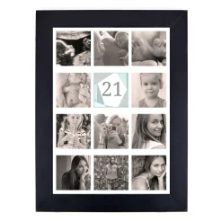 Outlet Personalised 21st Milestone Age Photo Print - Geometric Mint, Editable Age 21St Birthday|Personalised Canvas & Wall Art