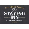 Card Factory Personalised Staying Inn Metal Sign
