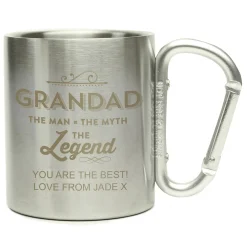 Card Factory Personalised Steel Mug - Grandad The Legend