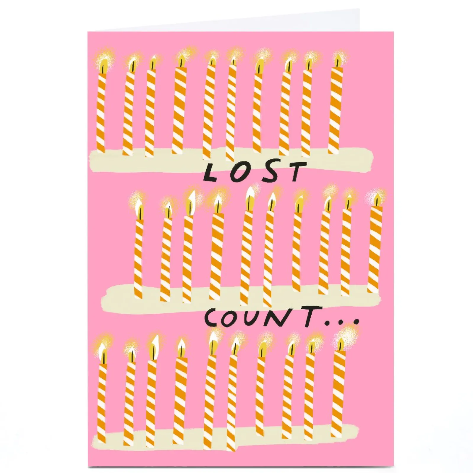 Card Factory Personalised Stevie Studio Birthday Card - Lost Count