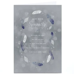 Sale Personalised Sympathy Card - Precious Memories Sympathy