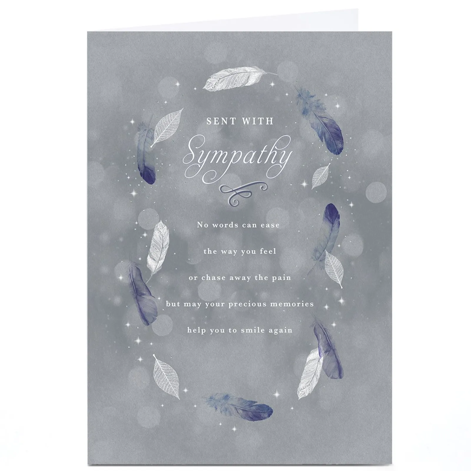 Sale Personalised Sympathy Card - Precious Memories Sympathy