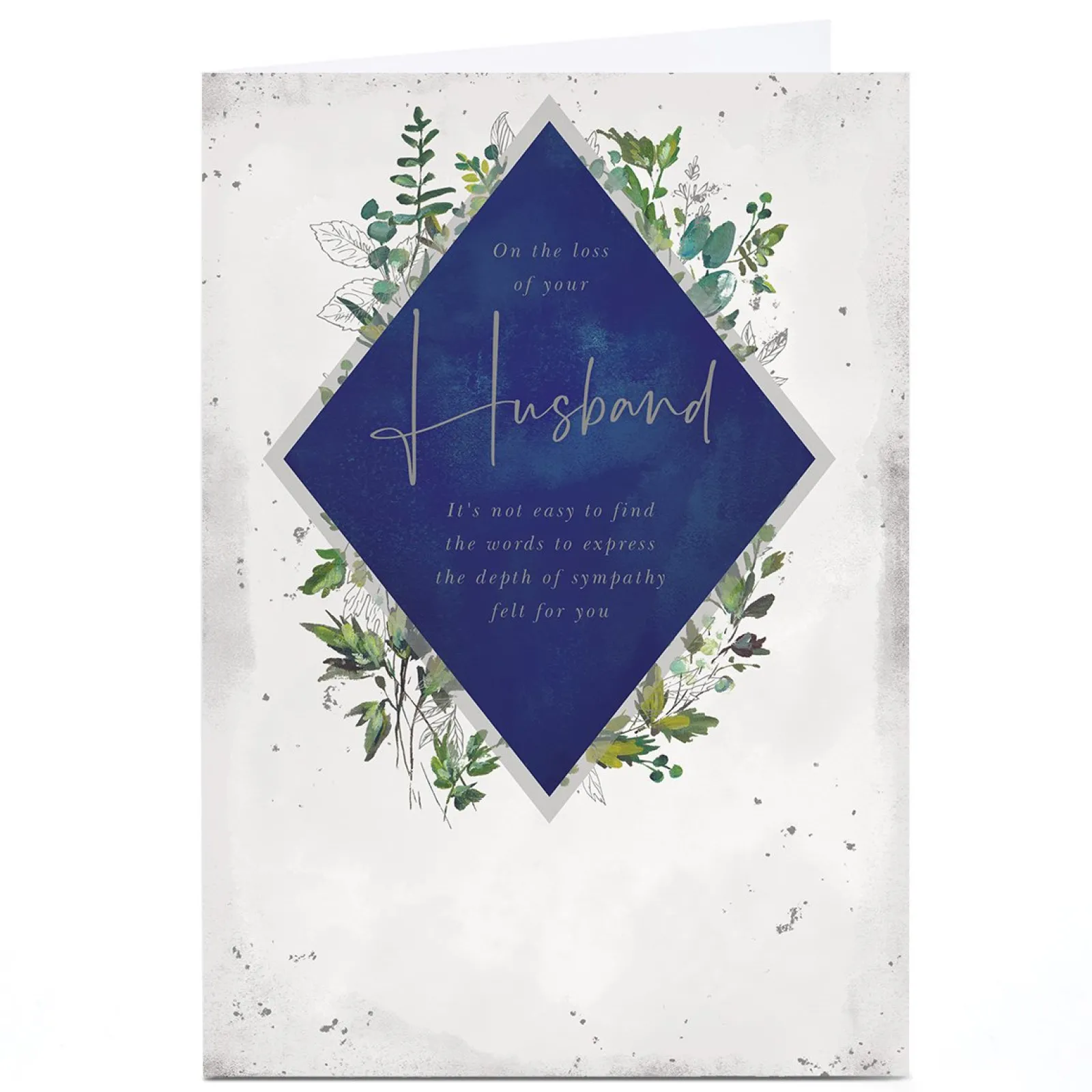 New Personalised Sympathy Card - Loss of Your Husband Sympathy