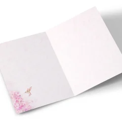 Clearance Personalised Sympathy Card -Hummingbird Sympathy