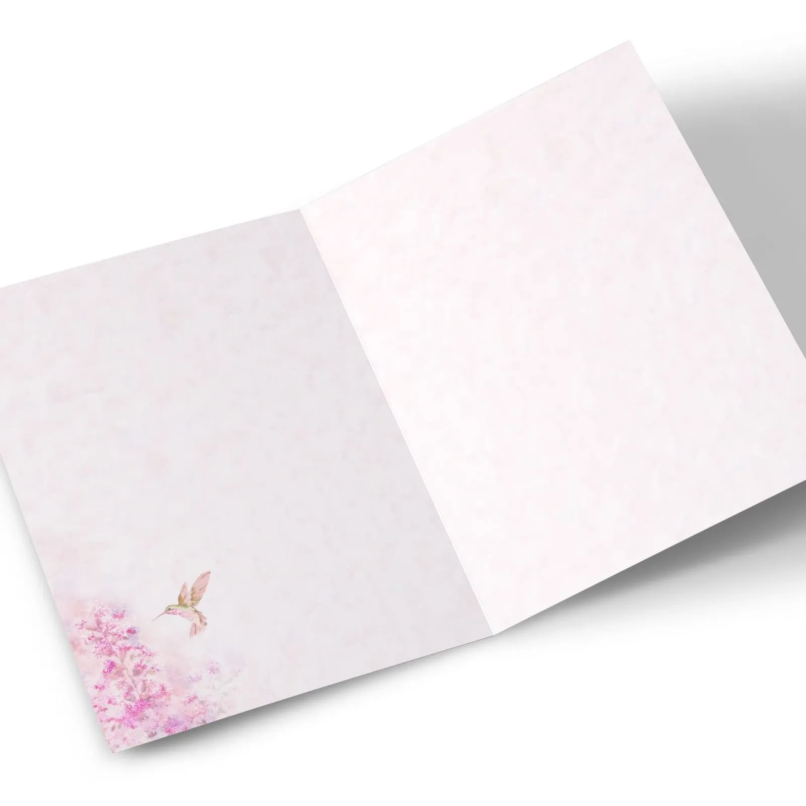 Clearance Personalised Sympathy Card -Hummingbird Sympathy