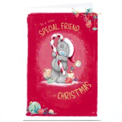 Online Personalised Tatty Teddy Christmas Card - To a Very Special Friend Tatty Teddy|Christmas