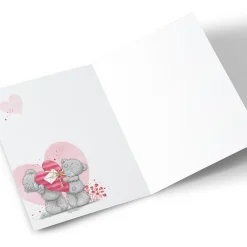 Card Factory Personalised Tatty Teddy Valentine's Day Card - You Mean the Whole Wide World, Husband