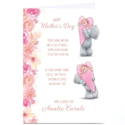 Card Factory Personalised Tatty Teddy Mother's Day Card - Thanks For All That You Do