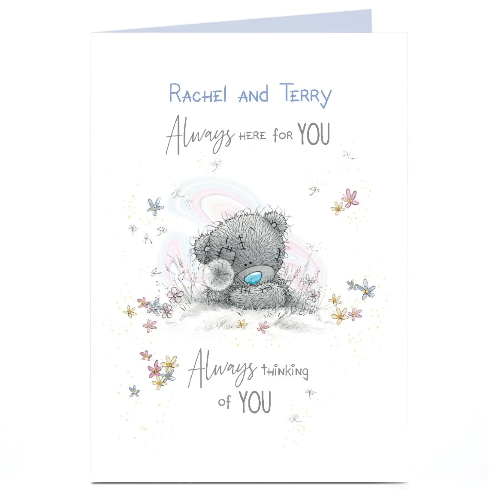 Card Factory Personalised Tatty Teddy Any Occasion Card - Always Here for You