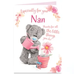 Card Factory Personalised Tatty Teddy Mother's Day Card - Thanks For All The Little Things You Do