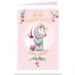 Card Factory Personalised Tatty Teddy Christmas Card - Especially For You