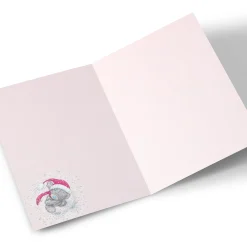 Card Factory Personalised Tatty Teddy Christmas Card - Bear in Scarf, Sister