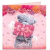 Card Factory Personalised Tatty Teddy Birthday Card - Special Sister
