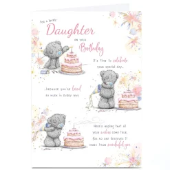 Sale Personalised Tatty Teddy Birthday Card - Birthday Cake, Daughter For Daughter|Tatty Teddy