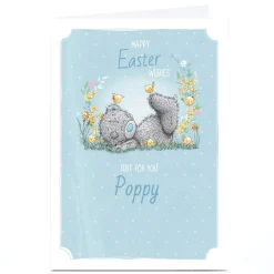 Best Personalised Tatty Teddy Easter Card - Just for You Bear Tatty Teddy