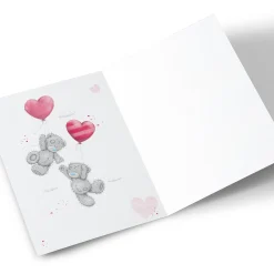 Hot Personalised Tatty Teddy Valentine's Day Card - Bears With Balloons, Amazing Partner Tatty Teddy