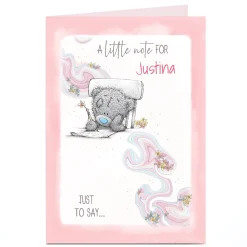 Best Personalised Tatty Teddy Any Occasion Card - A Little Note To Say, Any Name Tatty Teddy|Just To Say