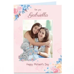 Clearance Personalised Tatty Teddy Mother's Day Card - For You Happy Mother's Day Tatty Teddy|Photo