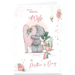 Outlet Personalised Tatty Teddy Mother's Day Card - For My Beautiful Wife Tatty Teddy