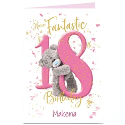 Best Personalised Tatty Teddy 18th Birthday Card - Fantastic 18th For Sister|For Niece