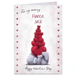 Personalised Tatty Teddy Valentine's Day Card - For My Amazing, Fiance Tatty Teddy