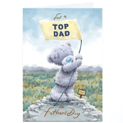 Sale Personalised Tatty Teddy Father's Day Card - Top of the Mountain, Dad Father's Day|Tatty Teddy