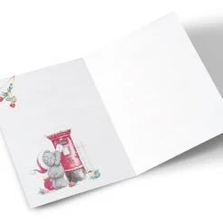 Best Personalised Tatty Teddy Christmas Card - Christmas Postbox, Our House to Yours Tatty Teddy|Christmas