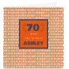 Card Factory Personalised 70th Birthday Card - Time To Party Orange, Editable Age
