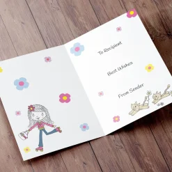 Kids Card Factory Personalised 10th Birthday Card - Birthday Girl