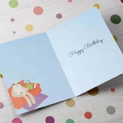 BOY Card Factory Personalised 18th Birthday Card - Sloth Out