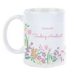 Card Factory Personalised Thank You Teacher Mug - Floral Favourite