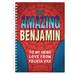Online Personalised The Amazing Suit Notebook Kids Personalised Notebooks And Stationery|Notebooks & Stationery