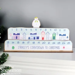 Kids Card Factory Personalised The Snowman Christmas Advent Countdown Kit