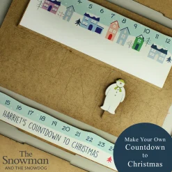 Kids Card Factory Personalised The Snowman Christmas Advent Countdown Kit