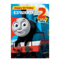 Personalised Thomas & Friends Birthday Card - Thomas Kids For Son|For Nephew