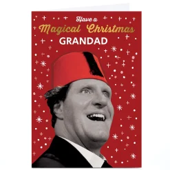 Outlet Personalised Tommy Cooper Christmas Card - Magical Christmas Tv & Film|Christmas