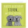 Clearance Personalised Totally Pawsome Birthday Card - My Old Friend Funny|Birthday