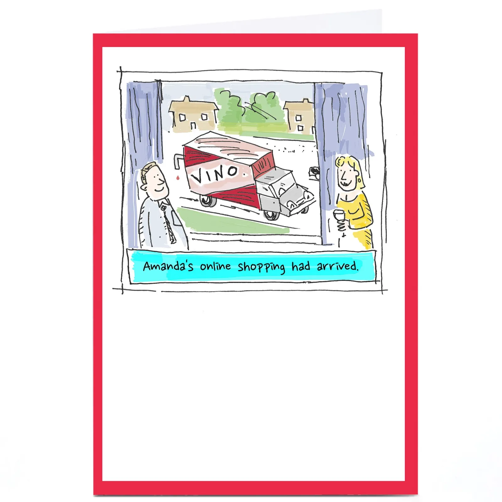 Outlet Personalised Vicar Of Scribbly Card - Online Shopping Funny|Birthday