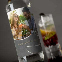 New Personalised Vodka - Monochrome Photo Photo Gifts|Graduation Gifts