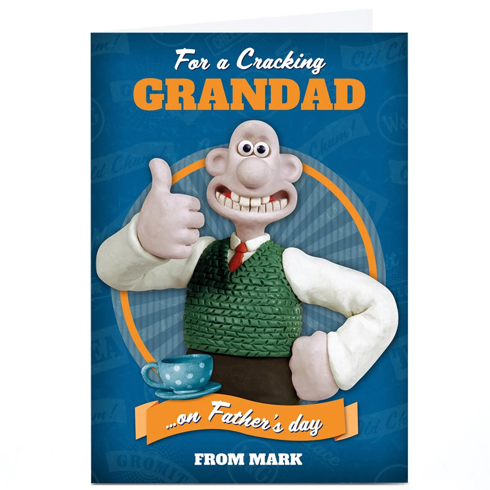 Personalised Wallace & Gromit Father's Day Card - Cracking Father's Day|Tv & Film