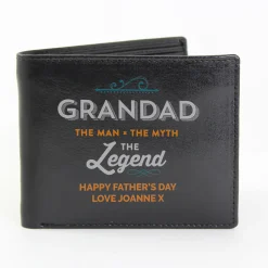 Personalised Wallet - Grandad The Legend Jewellery & Keepsakes|Retirement Gifts
