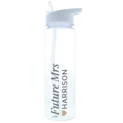 Kids Card Factory Personalised Water Bottle - Gold Heart