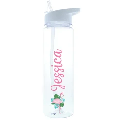 Kids Card Factory Personalised Water Bottle - Flamingo