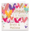 Best Personalised Wedding Card - To the Newlyweds Premium Square|Wedding