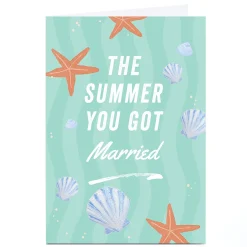 New Personalised Wedding Card - The Summer You Got Married Wedding
