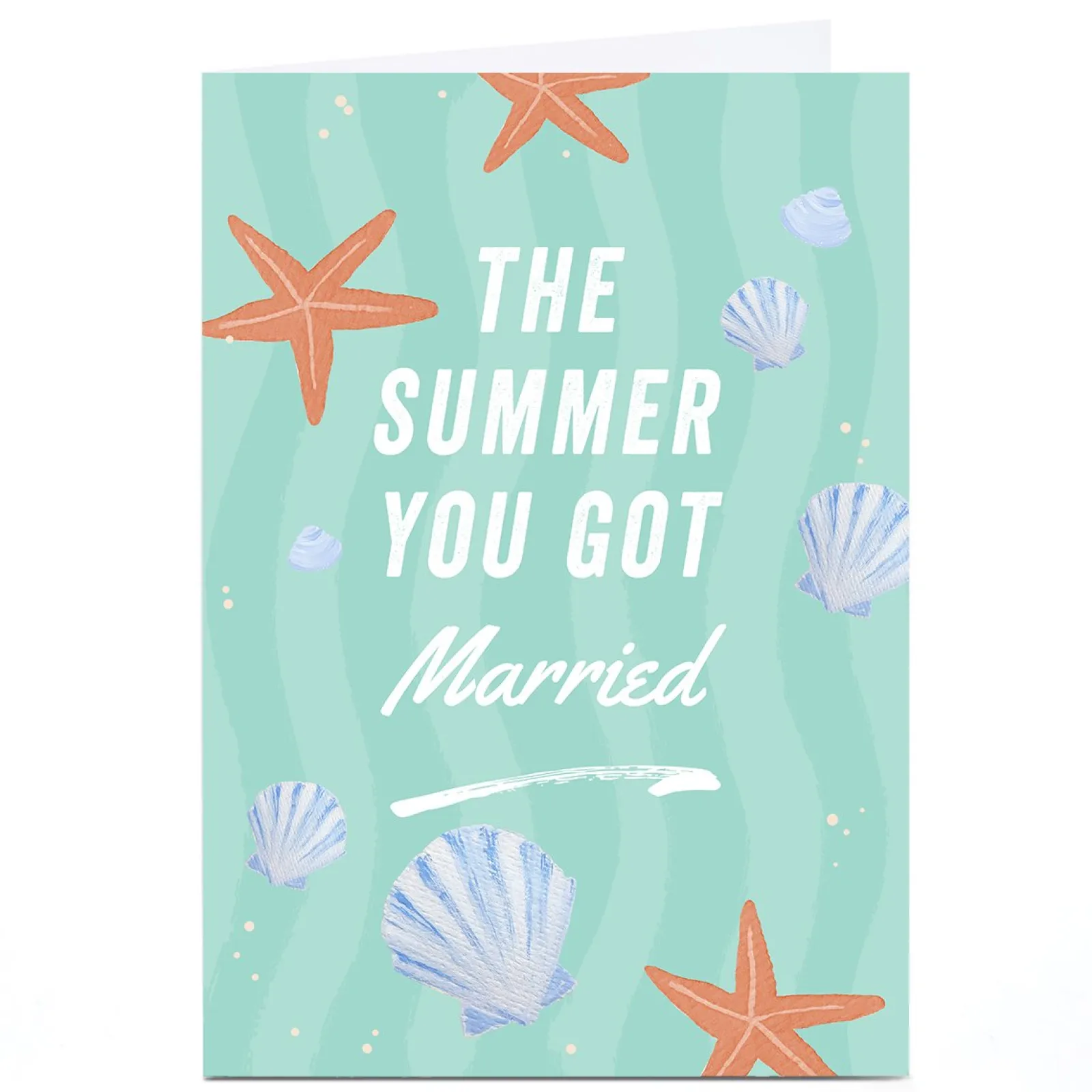 New Personalised Wedding Card - The Summer You Got Married Wedding